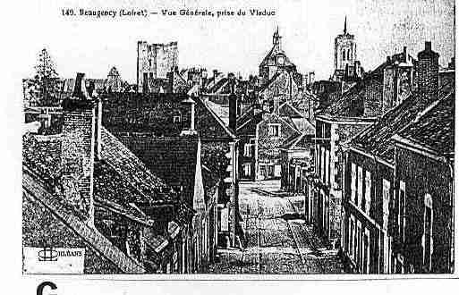 Ville de BEAUGENCY Carte postale ancienne