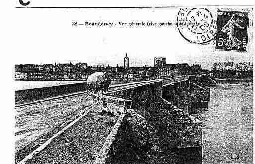 Ville de BEAUGENCY Carte postale ancienne