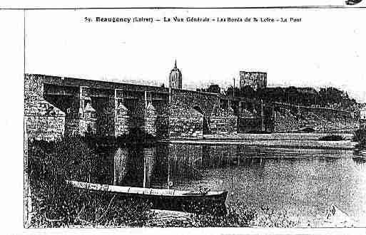 Ville de BEAUGENCY Carte postale ancienne