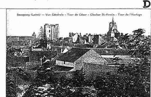 Ville de BEAUGENCY Carte postale ancienne