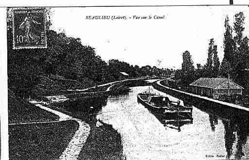 Ville de BEAULIEU Carte postale ancienne