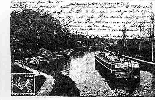 Ville de BEAULIEU Carte postale ancienne