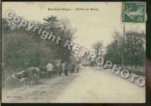 Ville de BEAUMONTHAGUE Carte postale ancienne