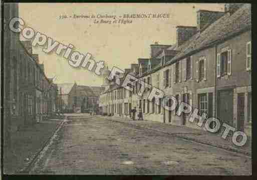 Ville de BEAUMONTHAGUE Carte postale ancienne