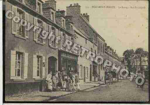 Ville de BEAUMONTHAGUE Carte postale ancienne