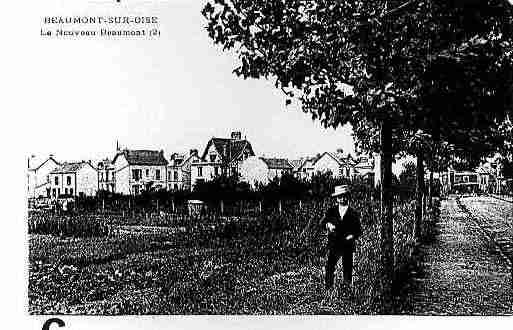 Ville de BEAUMONTSUROISE Carte postale ancienne