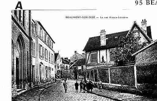 Ville de BEAUMONTSUROISE Carte postale ancienne