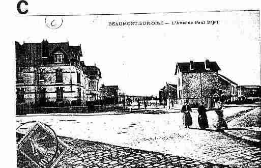 Ville de BEAUMONTSUROISE Carte postale ancienne