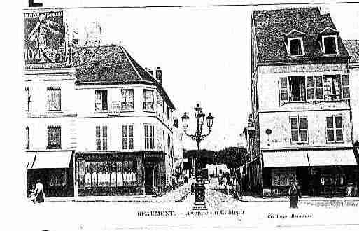 Ville de BEAUMONTSUROISE Carte postale ancienne