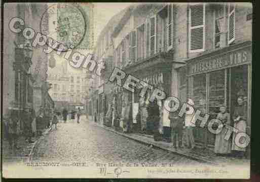 Ville de BEAUMONTSUROISE Carte postale ancienne