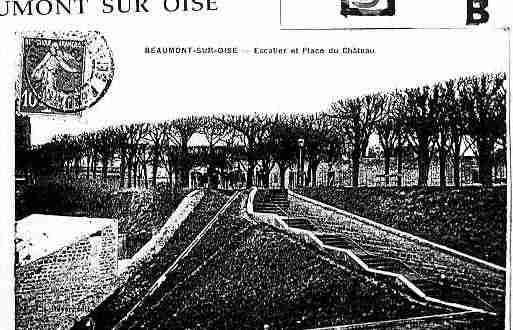 Ville de BEAUMONTSUROISE Carte postale ancienne