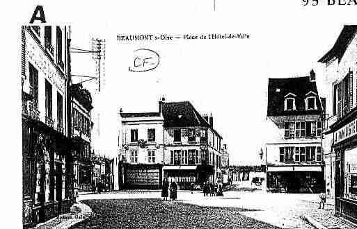 Ville de BEAUMONTSUROISE Carte postale ancienne