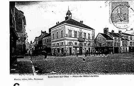 Ville de BEAUMONTSUROISE Carte postale ancienne