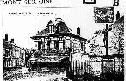 Ville de BEAUMONTSUROISE Carte postale ancienne