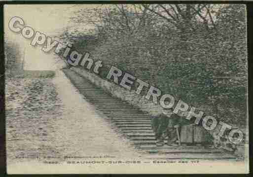 Ville de BEAUMONTSUROISE Carte postale ancienne