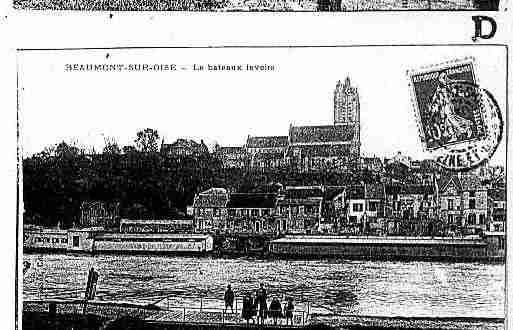 Ville de BEAUMONTSUROISE Carte postale ancienne