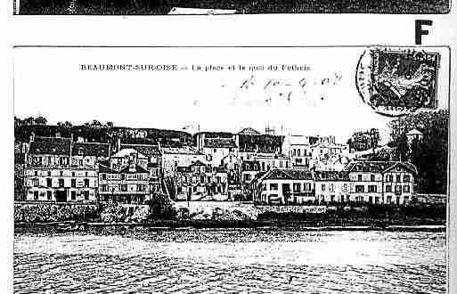 Ville de BEAUMONTSUROISE Carte postale ancienne