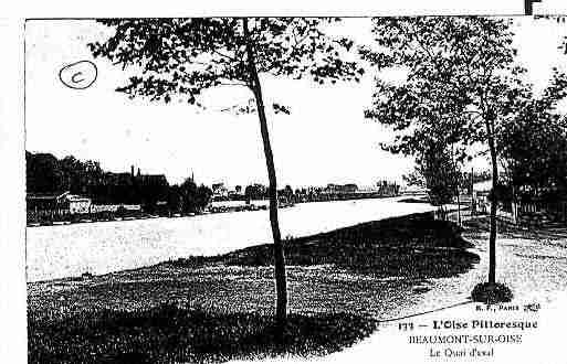 Ville de BEAUMONTSUROISE Carte postale ancienne Ville de BEAUMONTSUROISE Carte postale ancienne