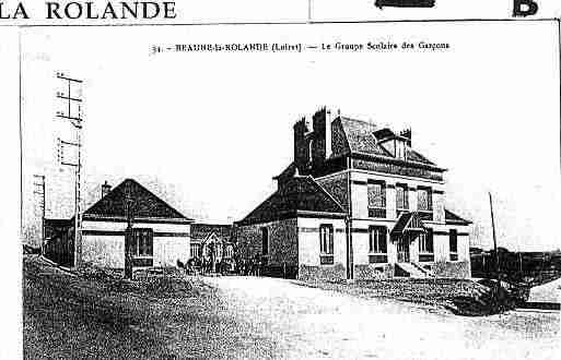 Ville de BEAUNELAROLANDE Carte postale ancienne