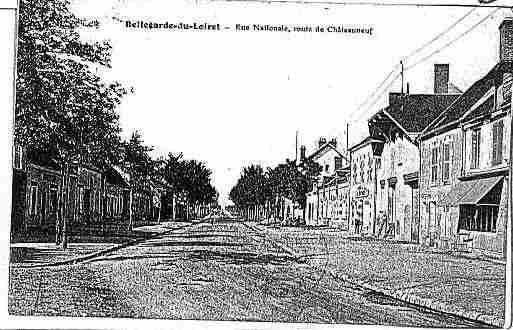 Ville de BELLEGARDE Carte postale ancienne