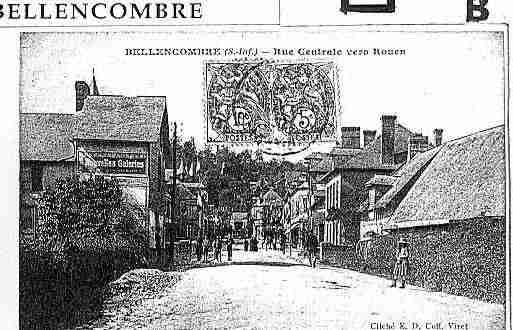 Ville de BELLENCOMBRE Carte postale ancienne