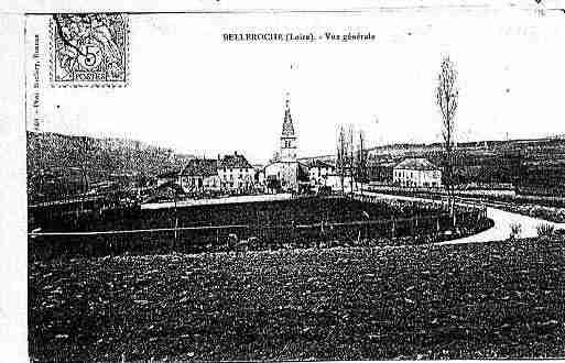 Ville de BELLEROCHE Carte postale ancienne