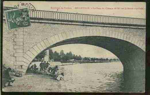 Ville de BELLEVILLESURMEUSE Carte postale ancienne