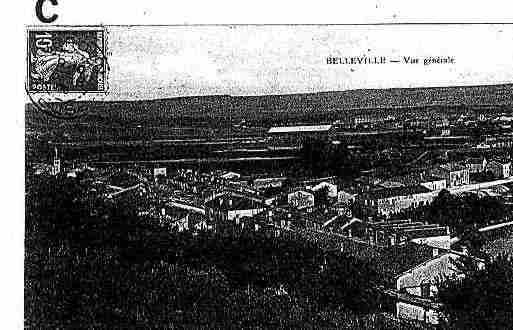 Ville de BELLEVILLESURMEUSE Carte postale ancienne