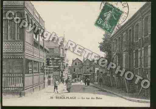 Ville de BERCK Carte postale ancienne