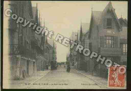 Ville de BERCK Carte postale ancienne