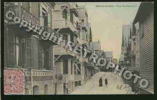 Ville de BERCK Carte postale ancienne