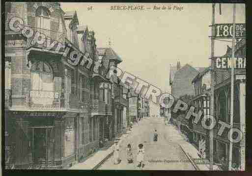 Ville de BERCK Carte postale ancienne