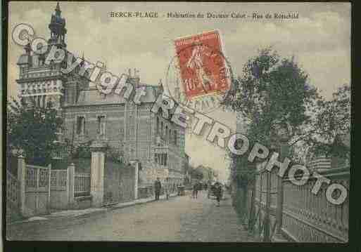 Ville de BERCK Carte postale ancienne