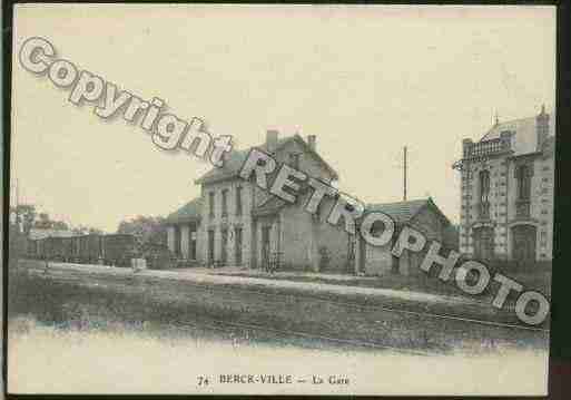 Ville de BERCK Carte postale ancienne
