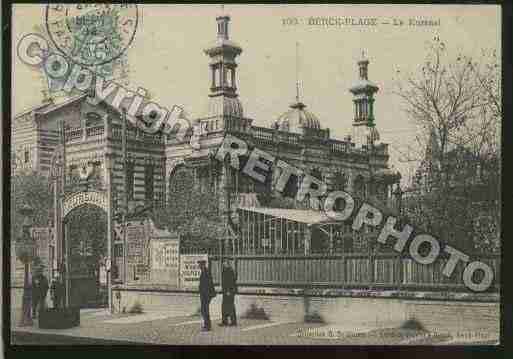 Ville de BERCK Carte postale ancienne