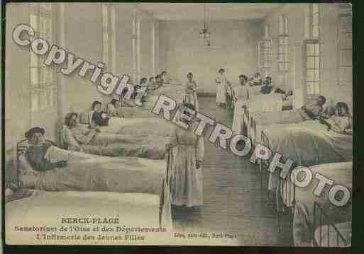 Ville de BERCK Carte postale ancienne