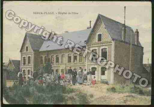 Ville de BERCK Carte postale ancienne