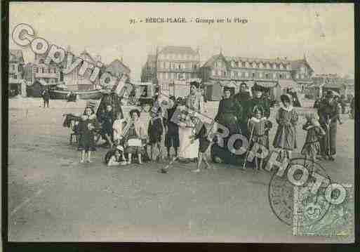 Ville de BERCK Carte postale ancienne