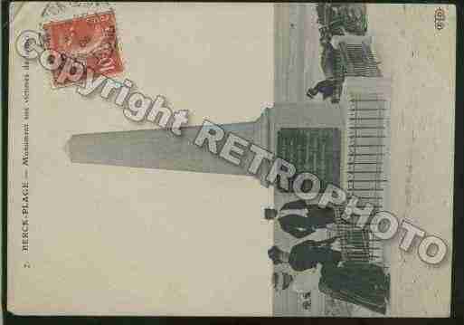 Ville de BERCK Carte postale ancienne