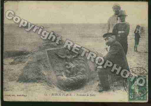 Ville de BERCK Carte postale ancienne