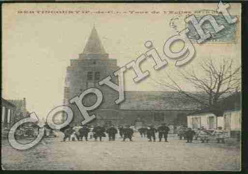 Ville de BERTINCOURT Carte postale ancienne