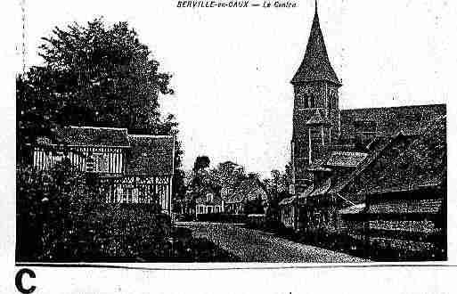 Ville de BERVILLEENCAUX Carte postale ancienne Ville de BERVILLEENCAUX Carte postale ancienne