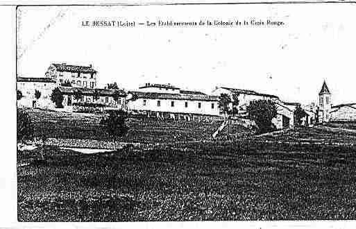 Ville de BESSAT(LE) Carte postale ancienne