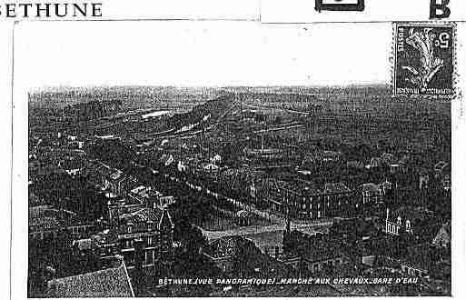 Ville de BETHUNE Carte postale ancienne Ville de BETHUNE Carte postale ancienne