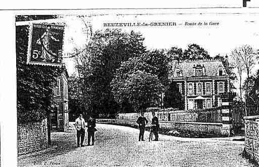 Ville de BEUZEVILLELAGRENIER Carte postale ancienne Ville de BEUZEVILLELAGRENIER Carte postale ancienne