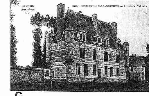 Ville de BEUZEVILLELAGRENIER Carte postale ancienne Ville de BEUZEVILLELAGRENIER Carte postale ancienne