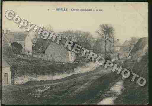 Ville de BIVILLE Carte postale ancienne