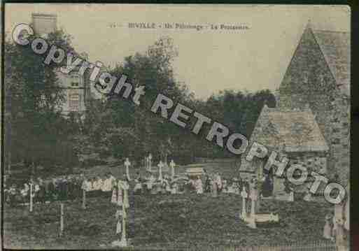 Ville de BIVILLE Carte postale ancienne