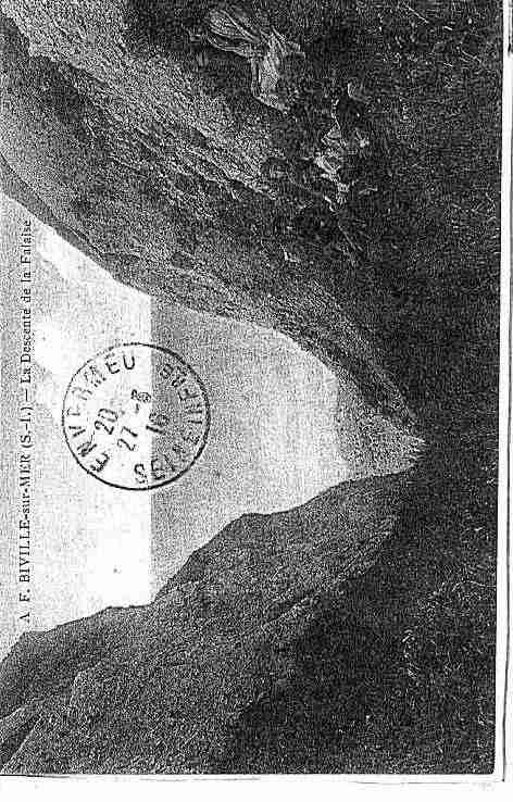 Ville de BIVILLESURMER Carte postale ancienne