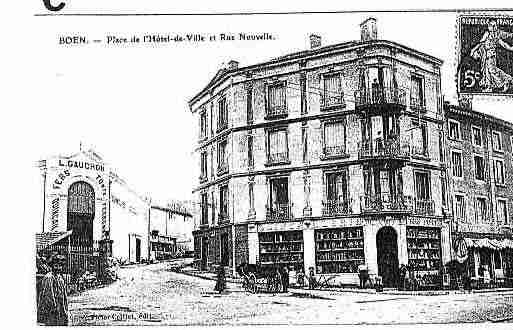 Ville de BOEN Carte postale ancienne
